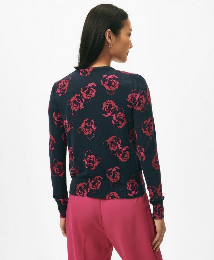 Twinset Rose Cardigan in Cotton Jersey Product Image