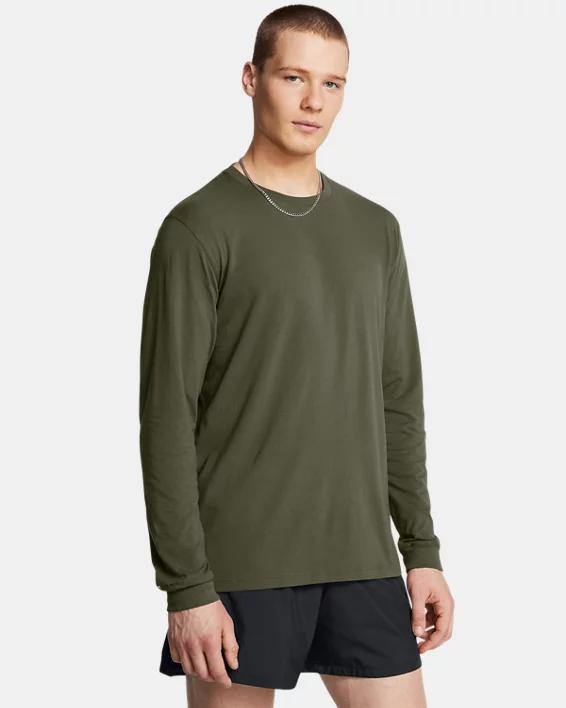 Men's UA Icon Charged Cotton® Long Sleeve Product Image