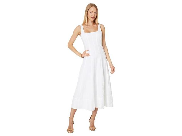 Lilly Pulitzer Calina Linen Midi Dress (Resort ) Women's Dress Product Image