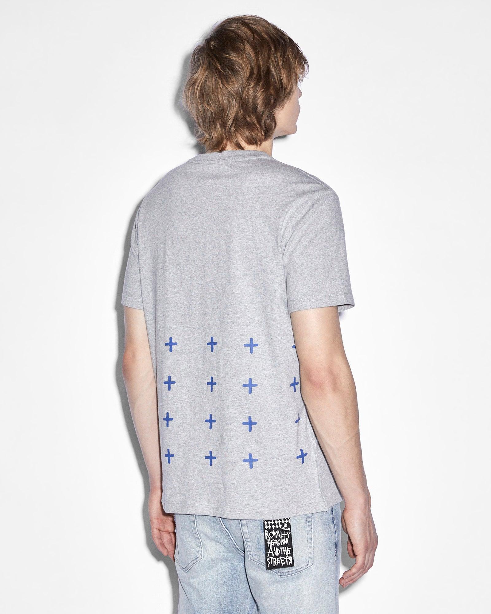 CROSSROADS KASH SS TEE GREY MARLE Male Product Image