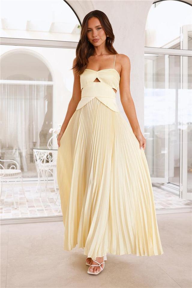 Sunny Spell Maxi Dress Yellow Product Image