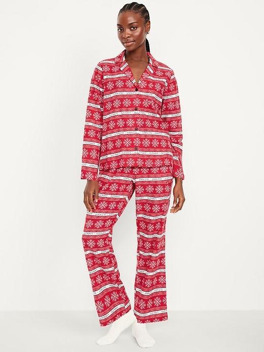 Flannel Pajama Set for Women Product Image