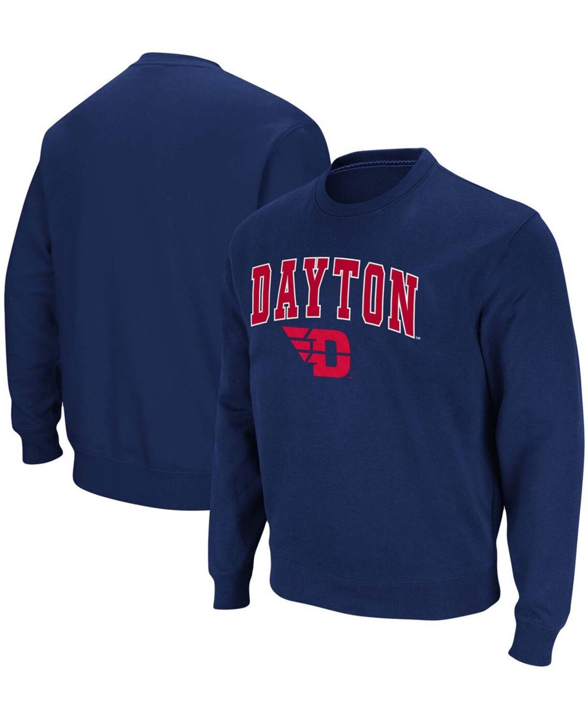 Mens Colosseum Red Gonzaga Bulldogs Arch & Logo Tackle Twill Pullover Sweatshirt Product Image