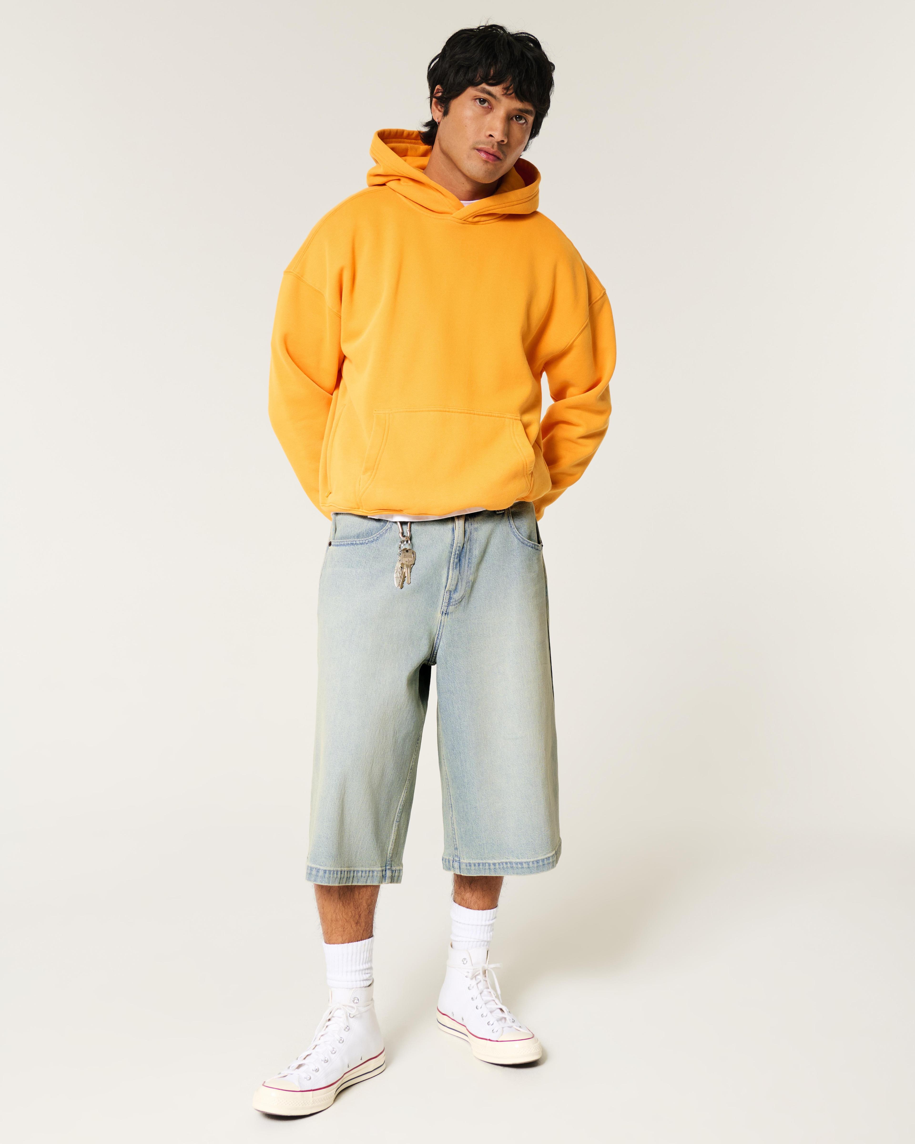 Light Wash Baggy Skater Jeans Product Image