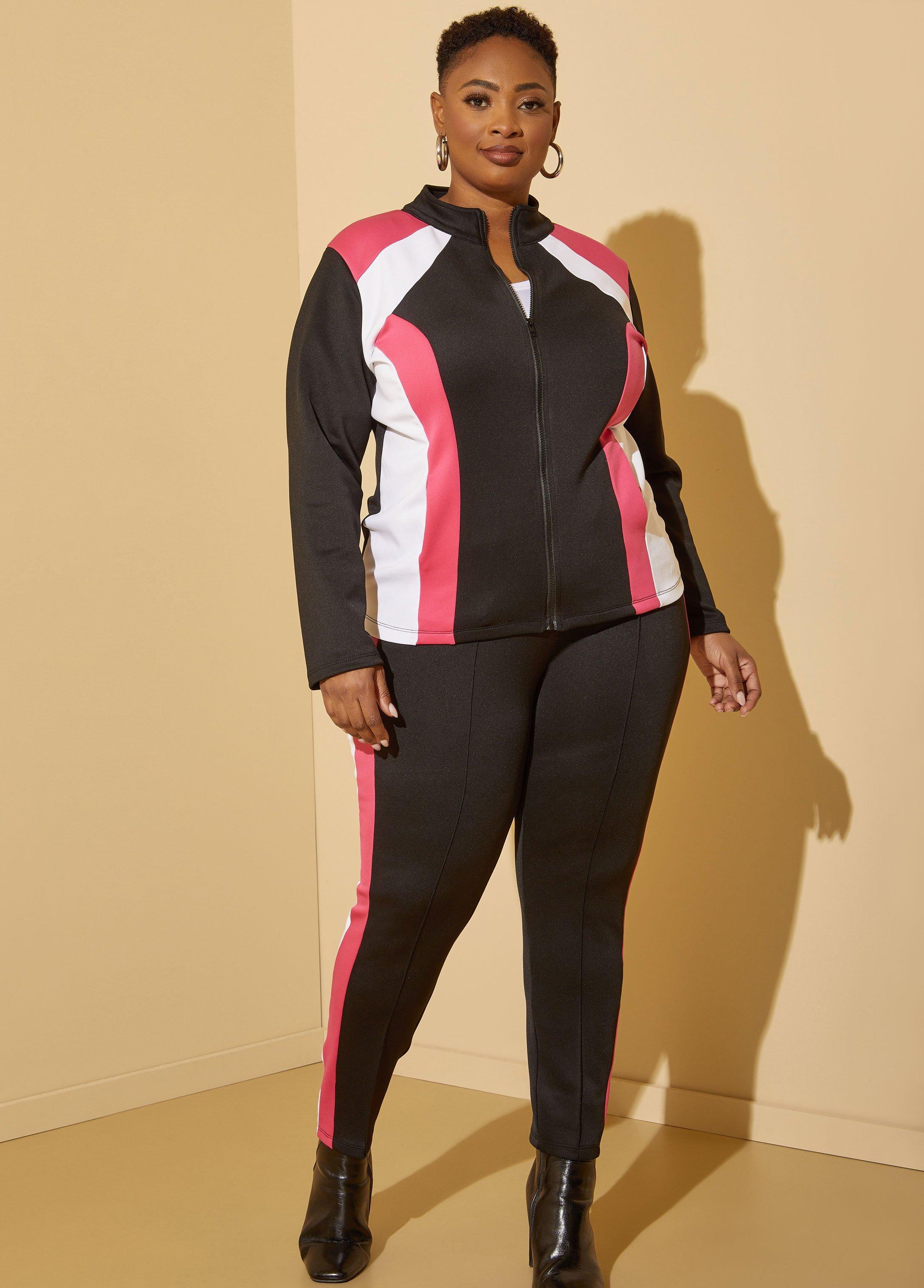 Plus Size Colorblock Leggings Ashley Stewart product image