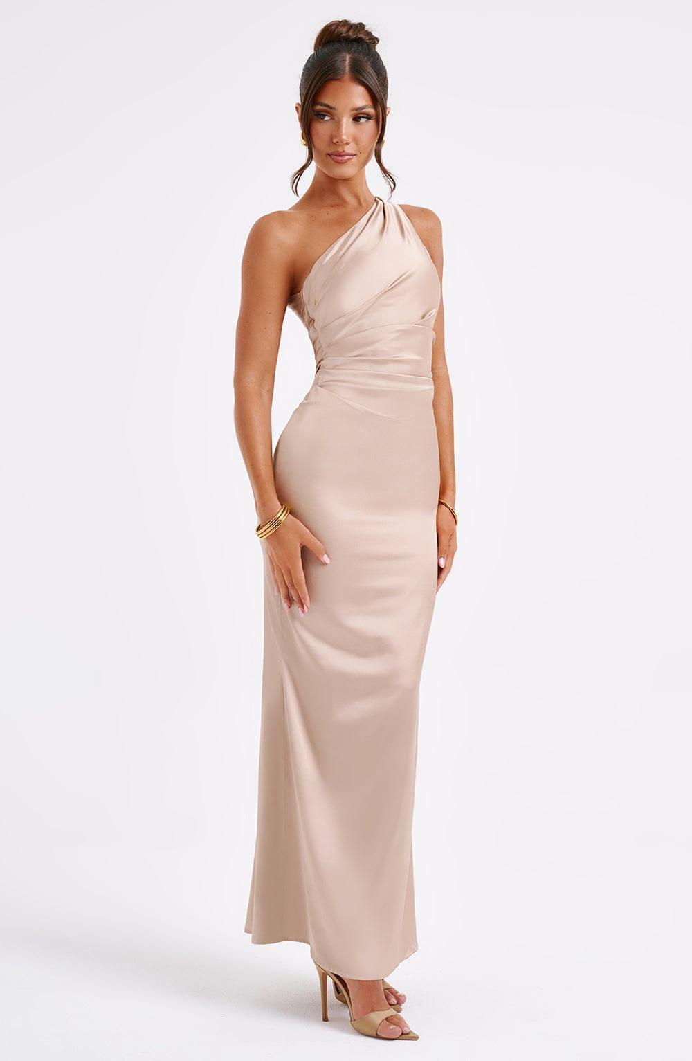 Arizona Maxi Dress - Champagne Product Image