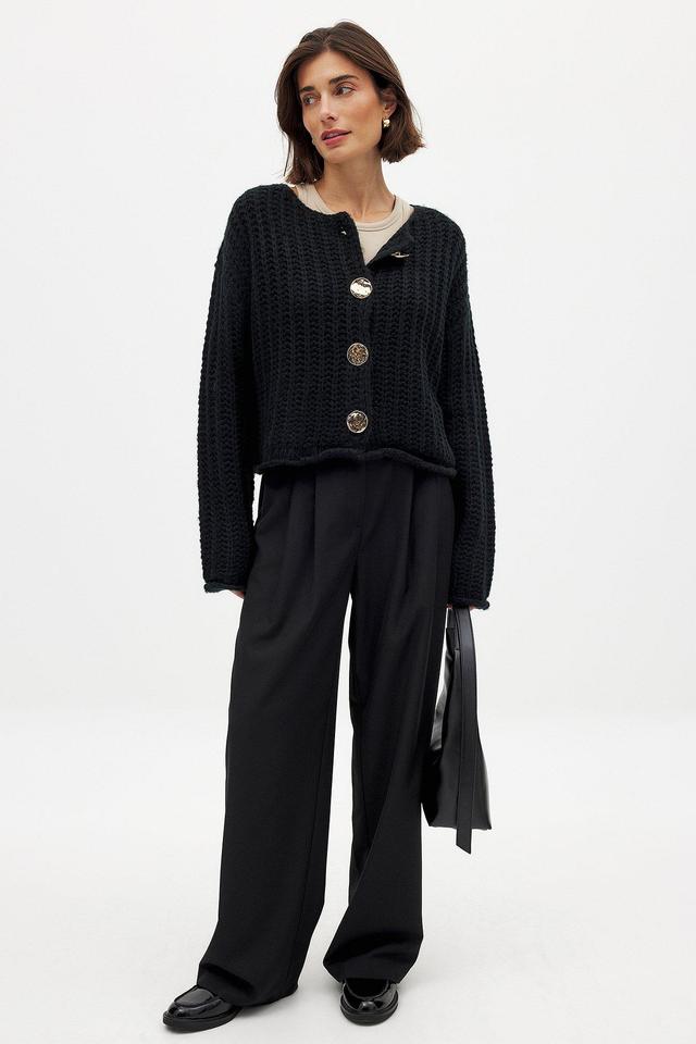 Oversized Knitted Cardigan Product Image