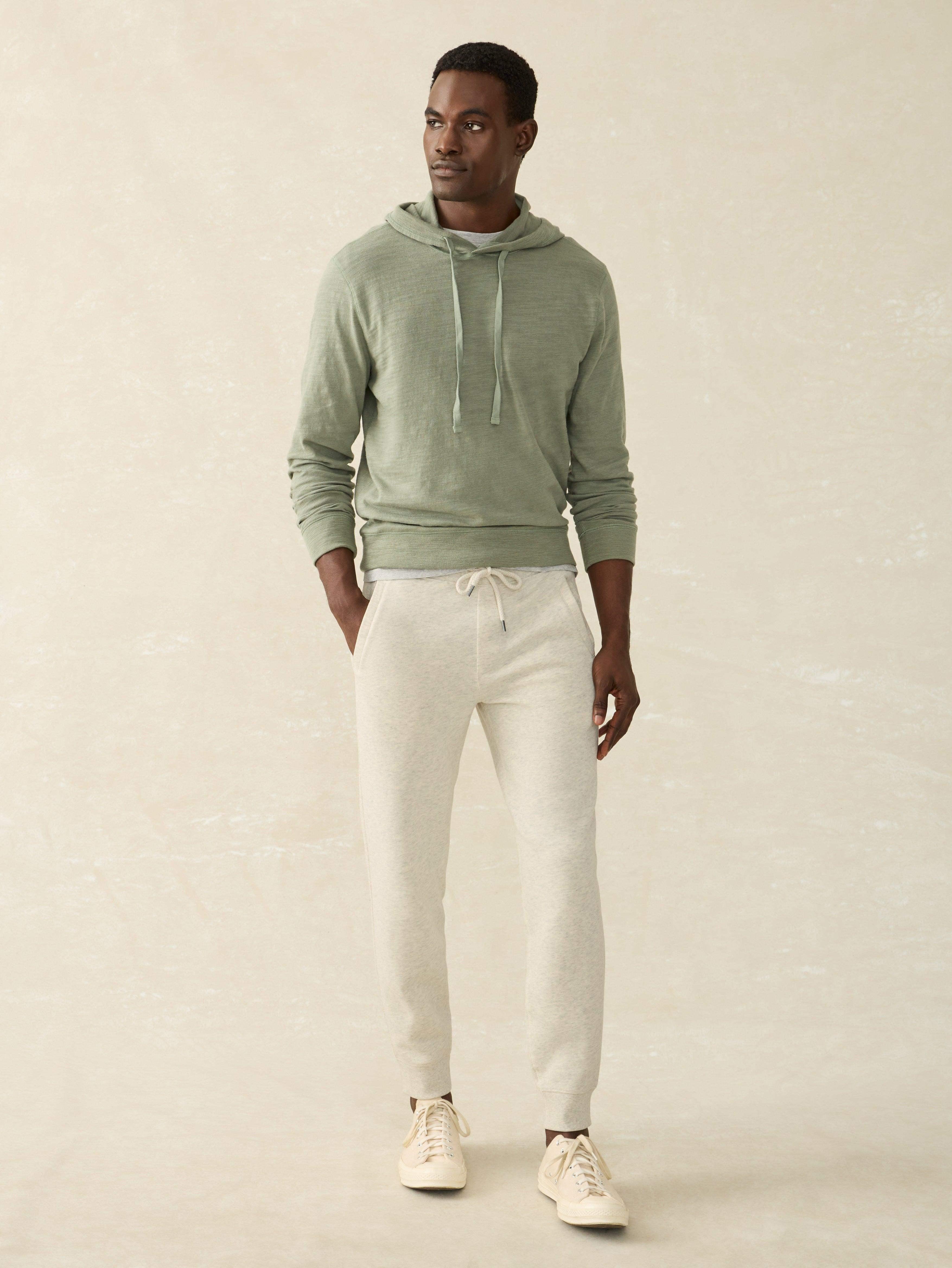 High Standard Fleece Sweatpant - Antique Ivory Heather Male Product Image