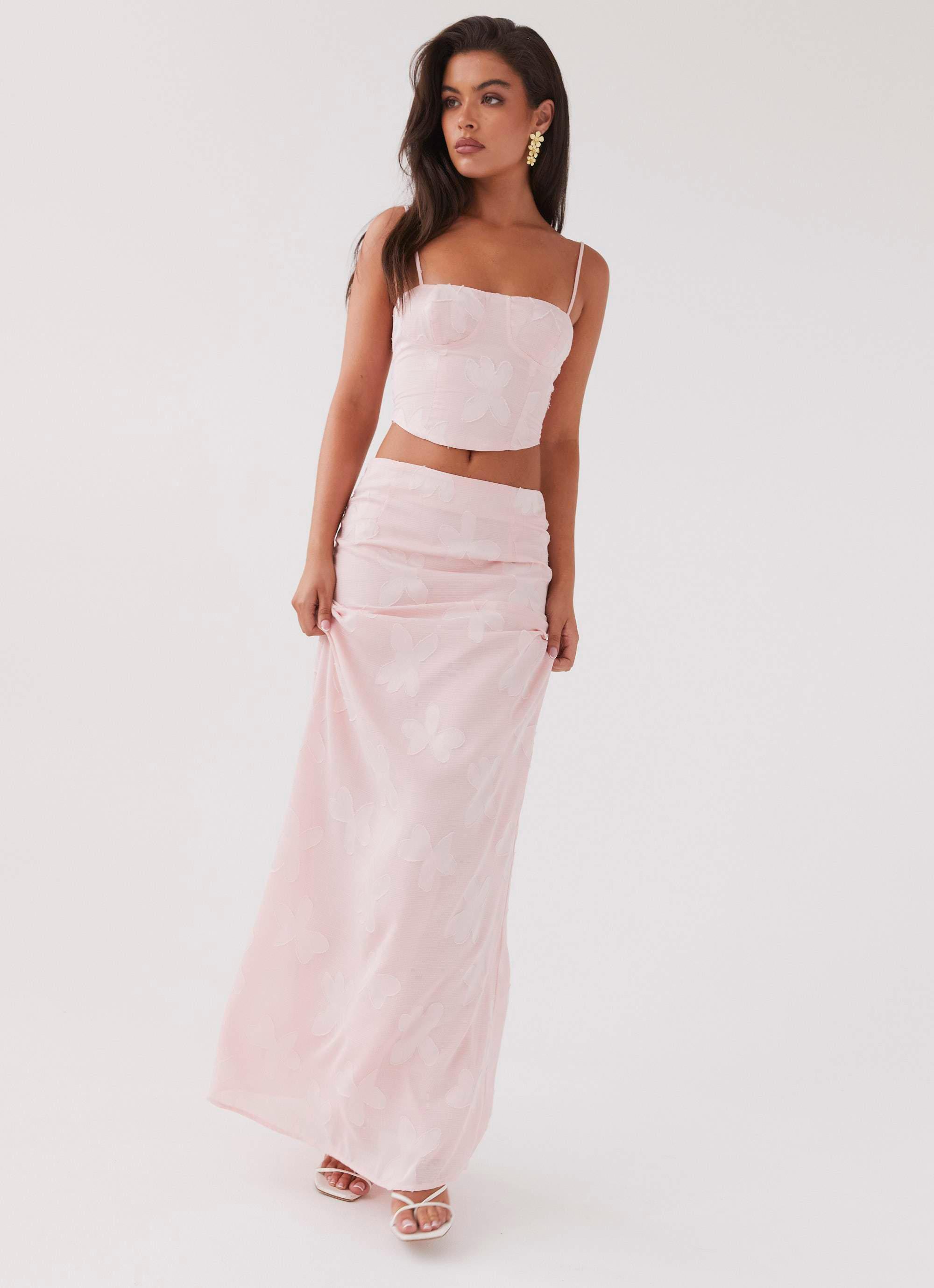 Best Love Maxi Skirt - Pink Petal Product Image