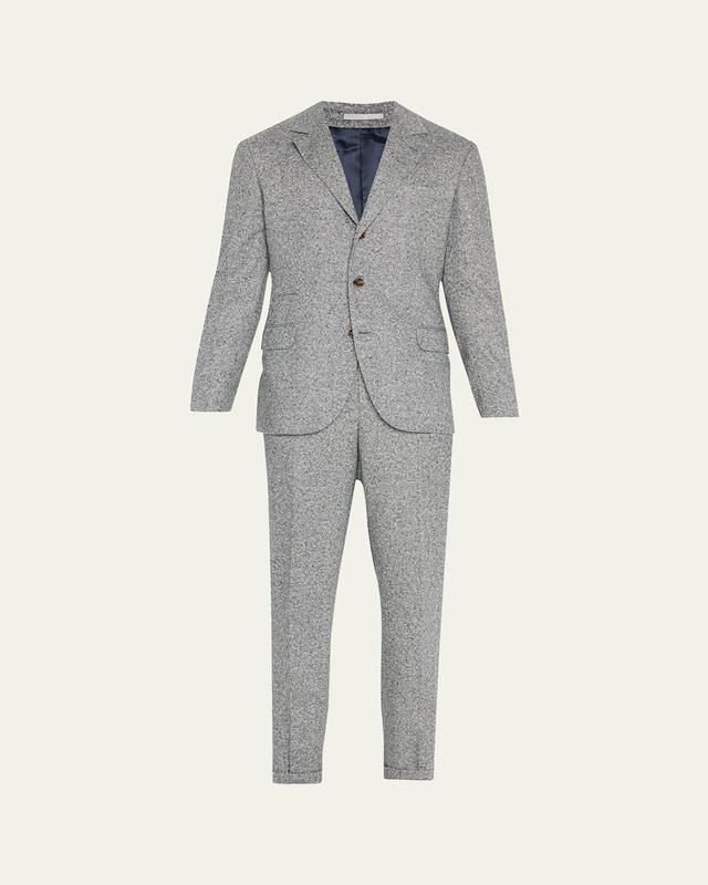 Mens Wool-Cashmere Two-Piece Suit Product Image