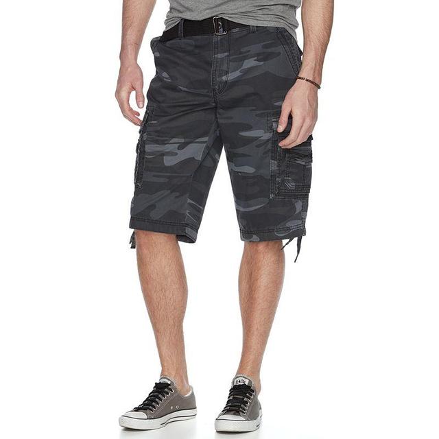 Mens Unionbay Cordova Messenger Belted Cargo Shorts Product Image