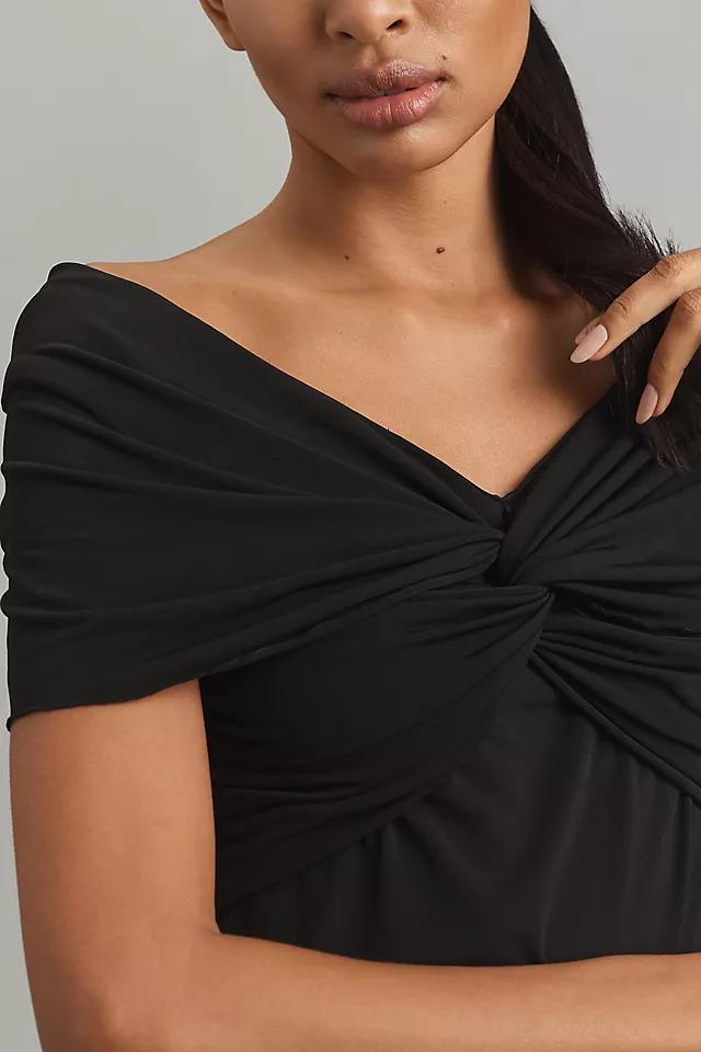 By Anthropologie Gathered Off-The-Shoulder Top Product Image