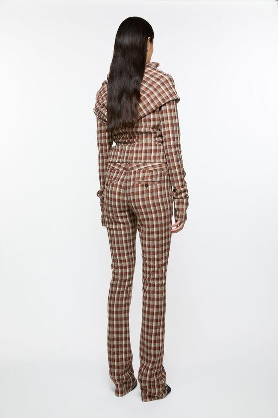 Check tailored trousers Product Image