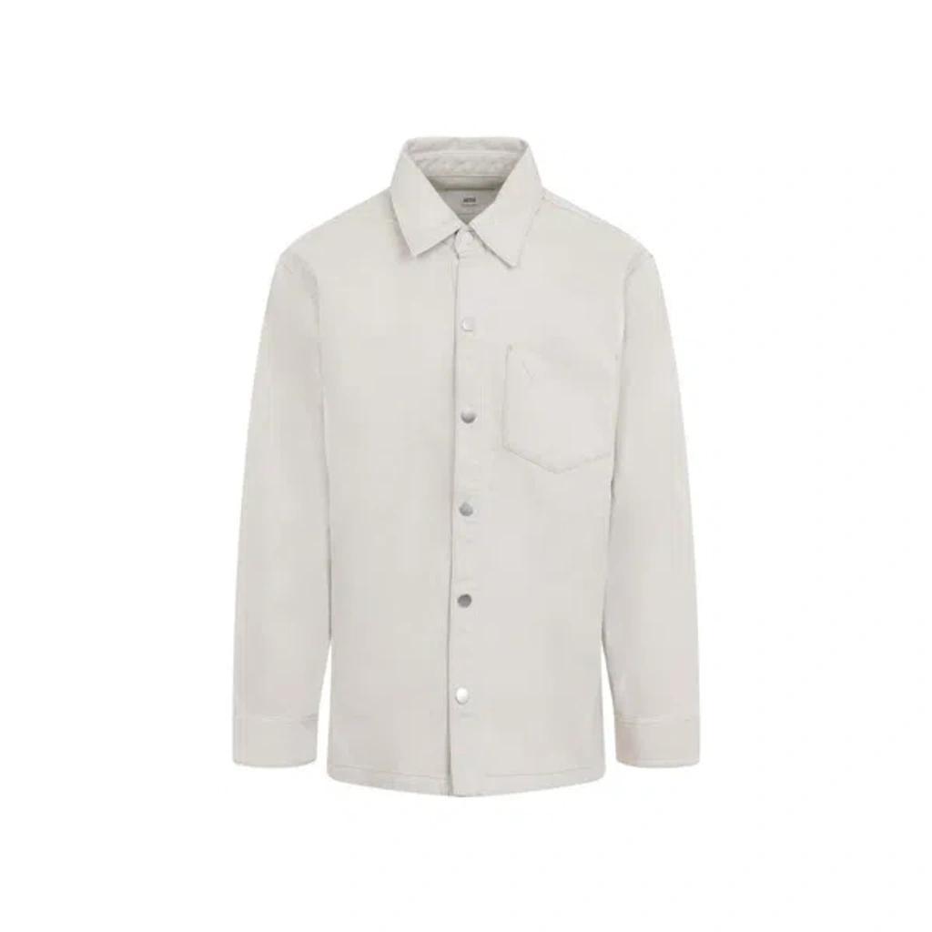 AMI ALEXANDRE MATTIUSSI Ami Paris Shirt In White Product Image