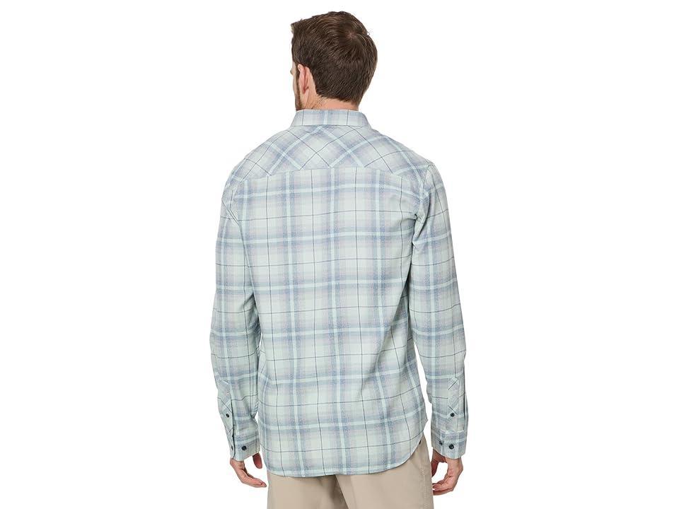 TravisMathew Cloud Flannel Plaid (Jadeite/Elderberry) Men's Short Sleeve Knit Product Image