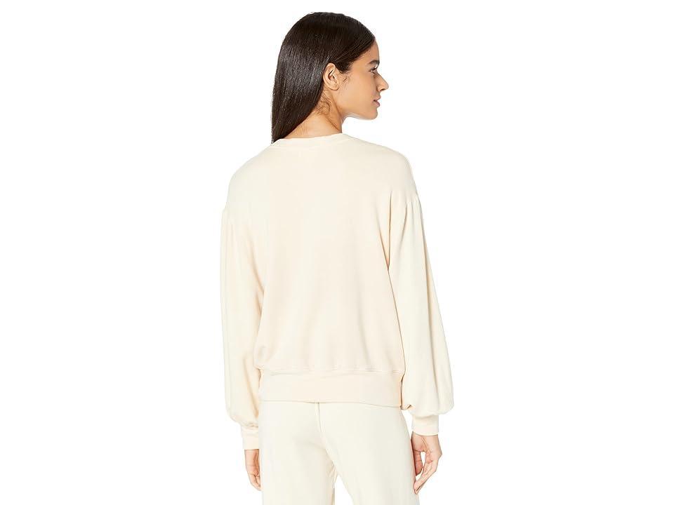 SUNDRY V-Neck Pullover (Ecru) Women's Clothing Product Image