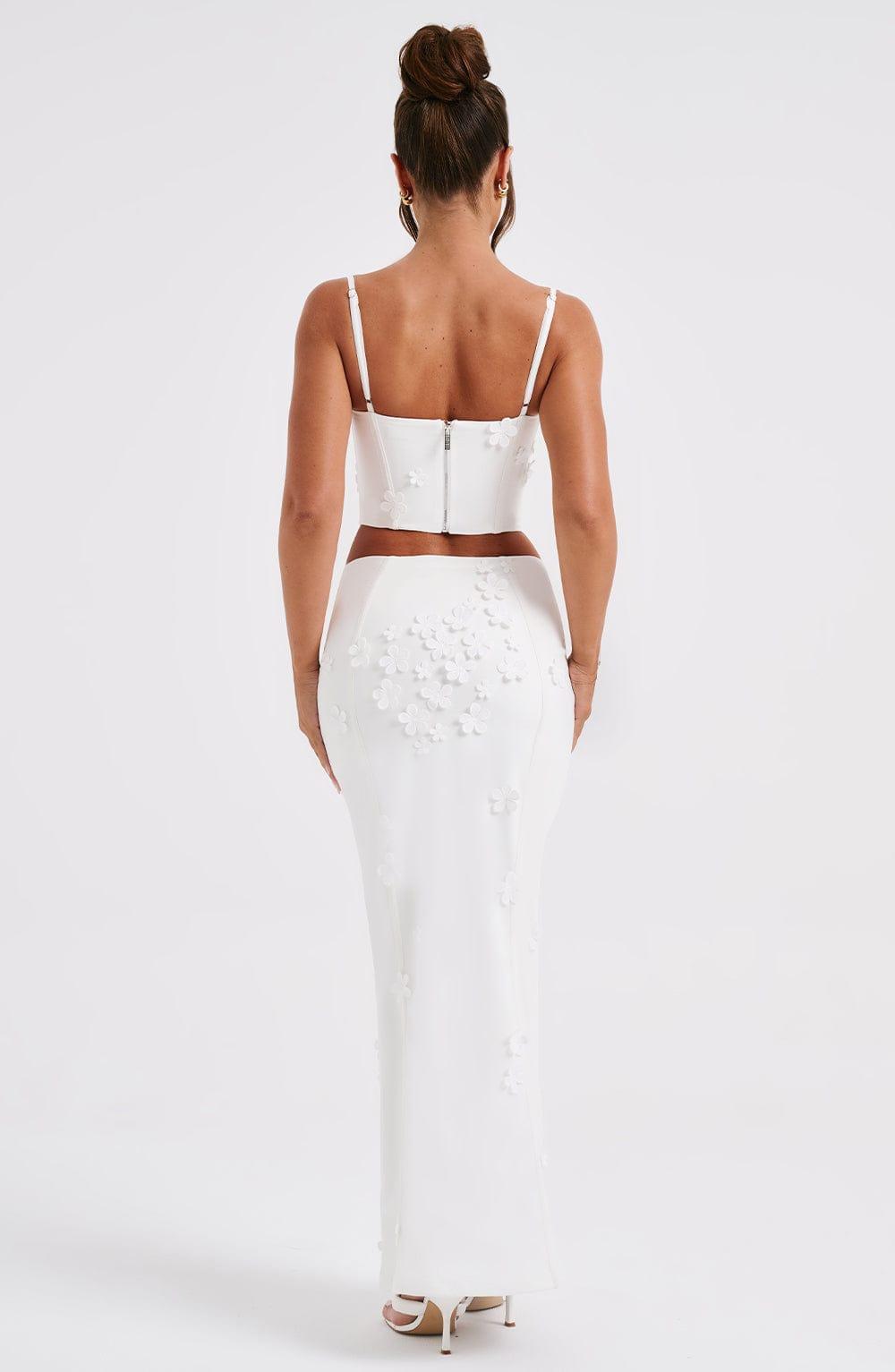 Dalary Maxi Skirt - White Product Image