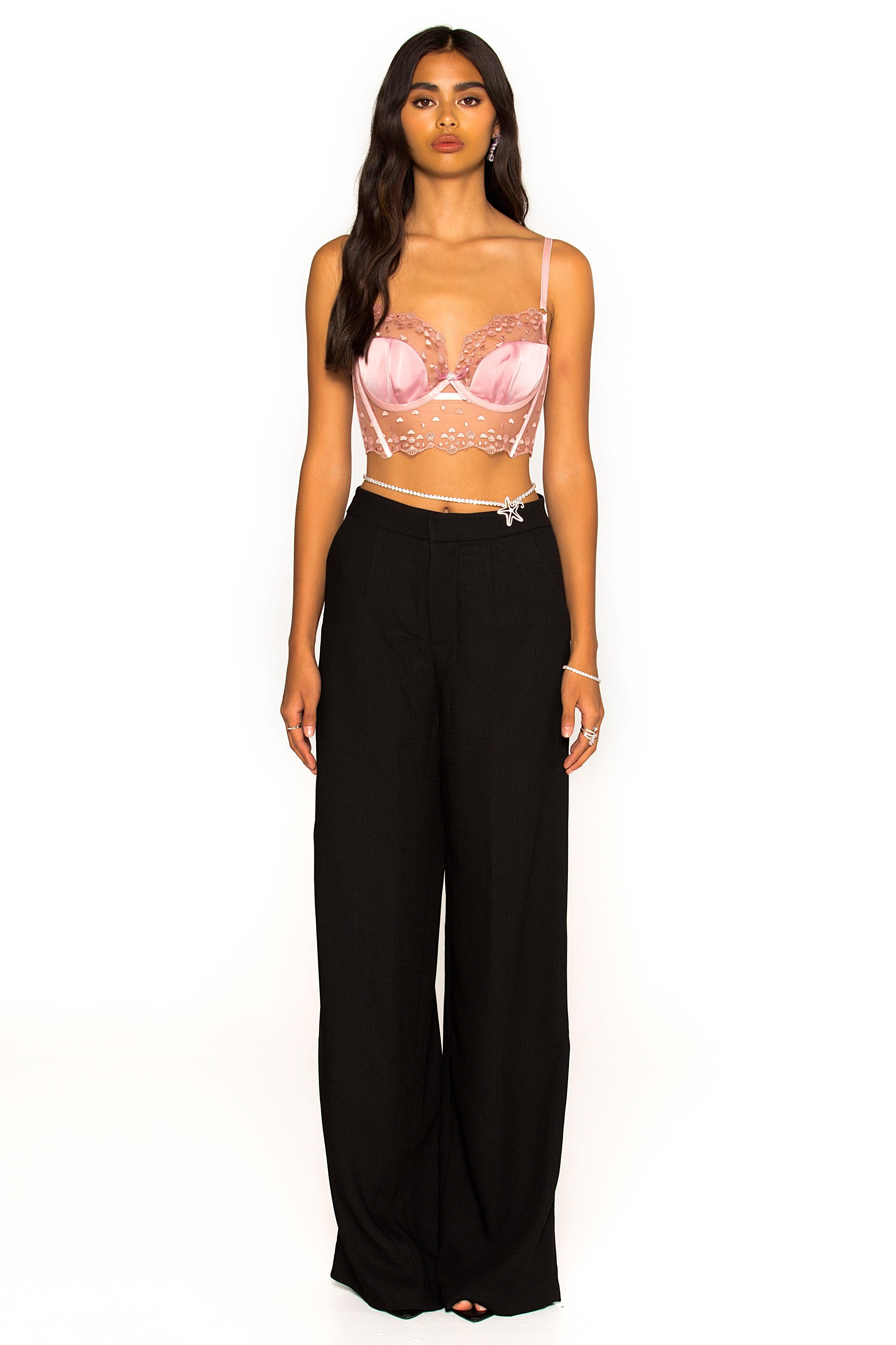 Kira Corset Top (Pink) Product Image