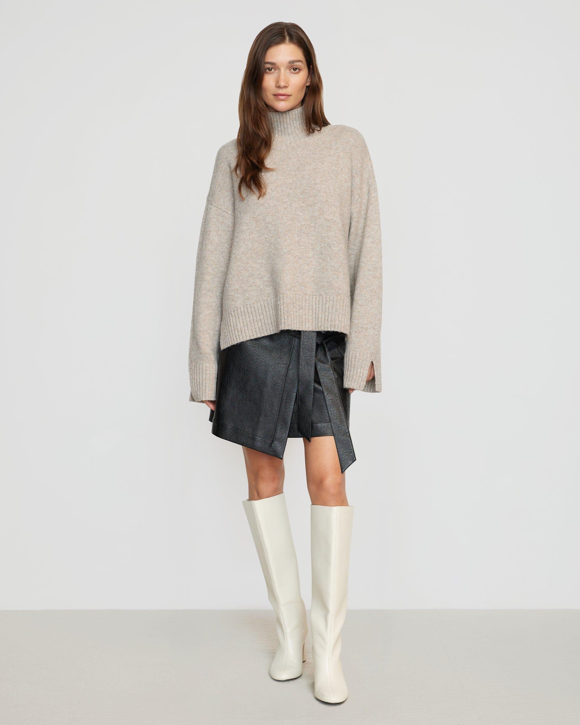 Karlie Oversized Turtleneck Sweater Product Image