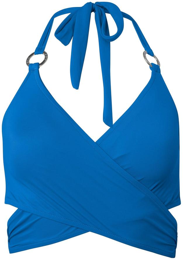 Laguna Wrap Bikini Top - Vibrant Cobalt Product Image