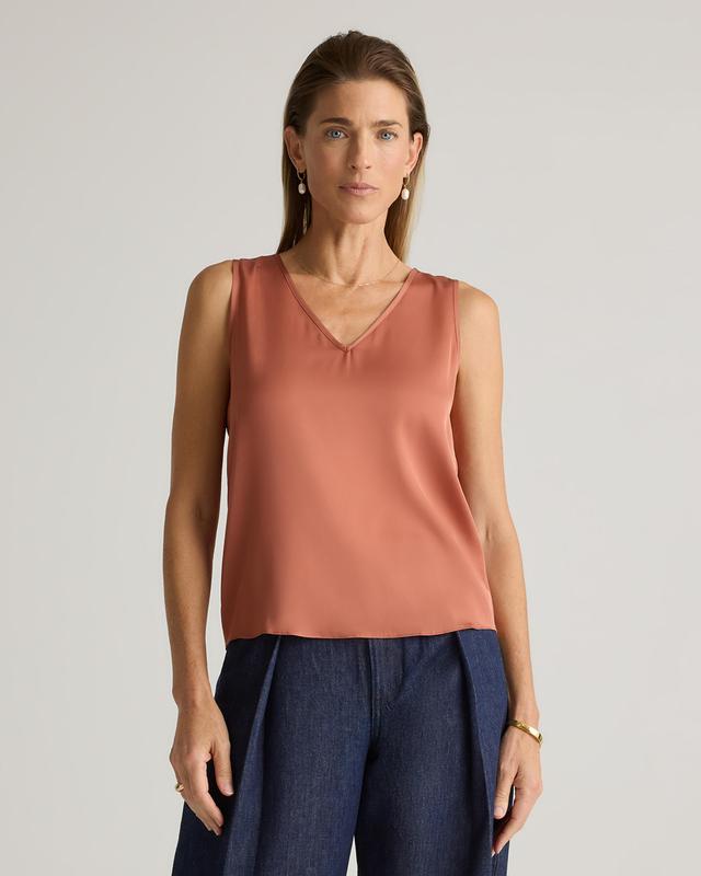 Washable Stretch Silk Tank | Quince Product Image