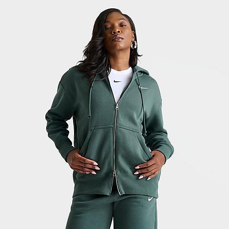 Nike Womens Sportswear Phoenix Fleece Oversized Full-Zip Hoodie Product Image