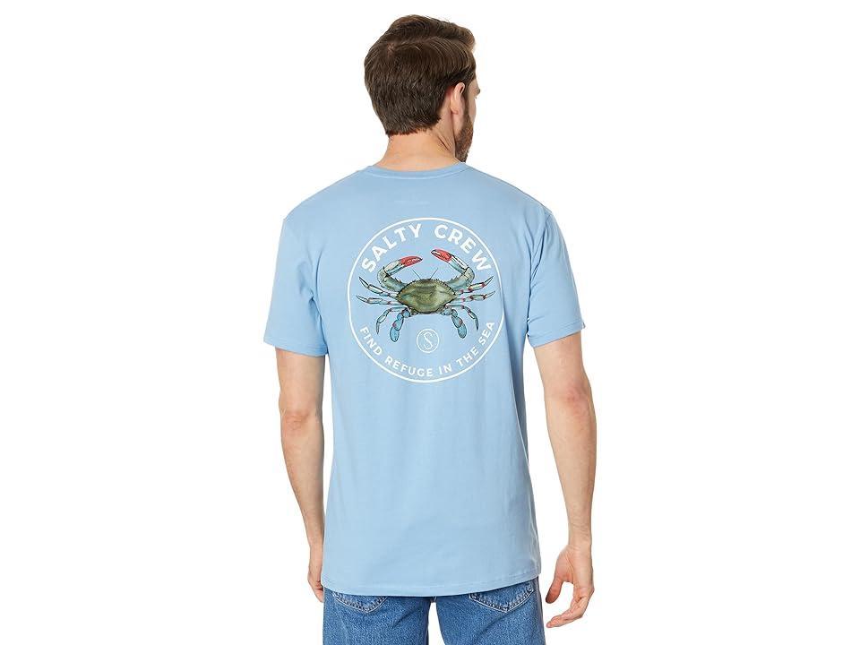 Salty Crew Crabber Premium Short Sleeve Tee (Marine ) Men's Clothing Product Image