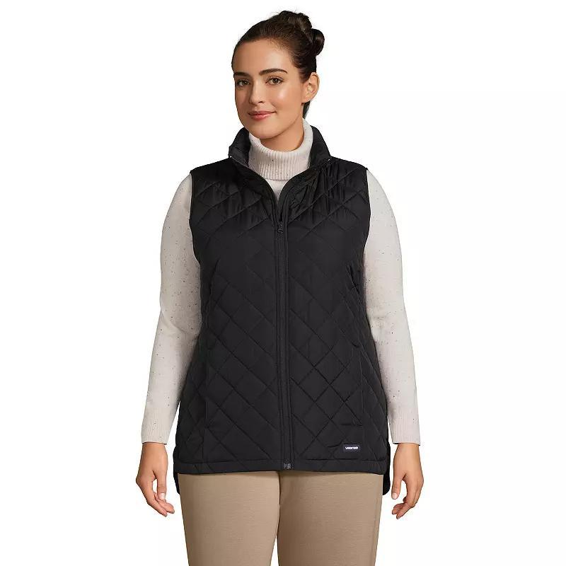 Womens Lands End Insulated Vest Soft Purple Product Image