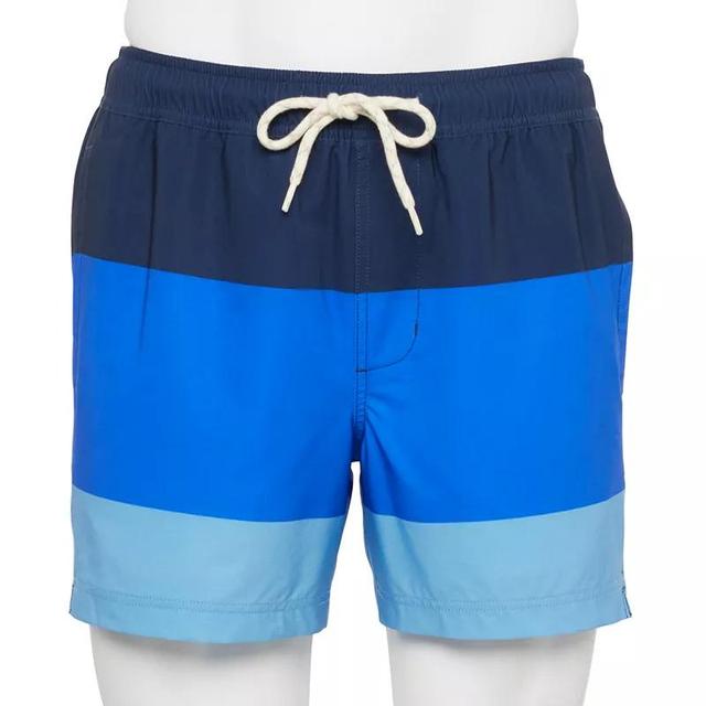 Mens Trinity Coast 5-in. Colorblock Swim Trunks Product Image