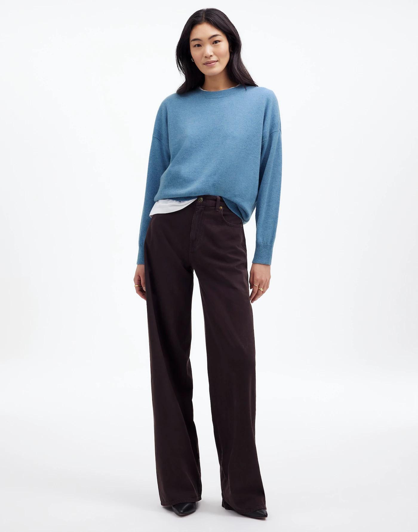 Cashmere Relaxed Crewneck Sweater Product Image