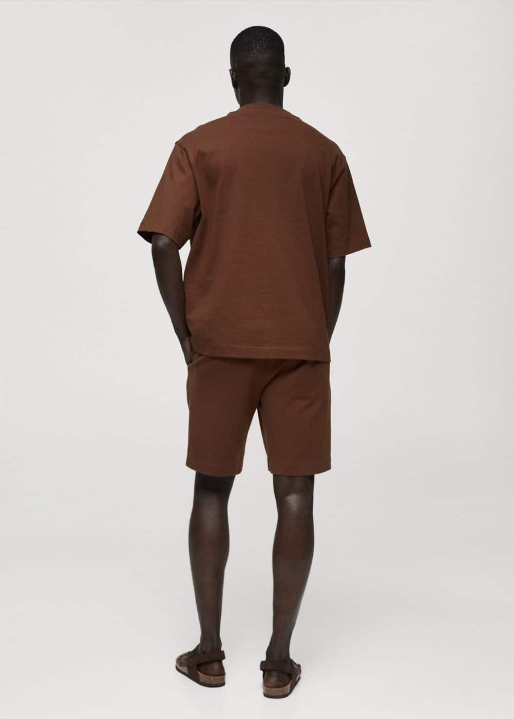 Mango Mens Drawstring Bermuda Shorts Product Image