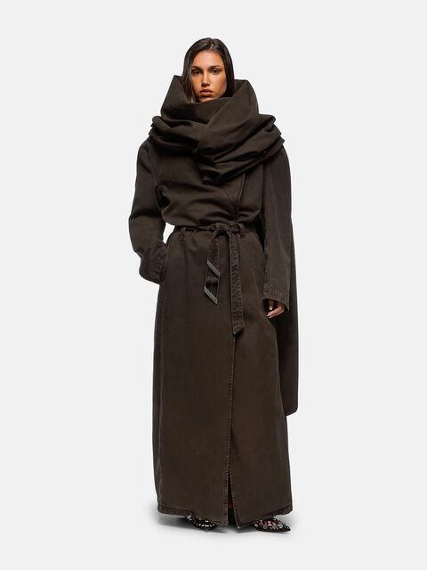 Brown long coat Product Image