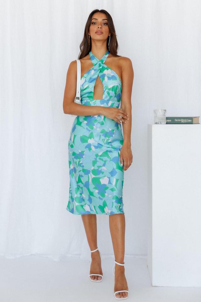 Funky Lover Midi Dress Green Product Image