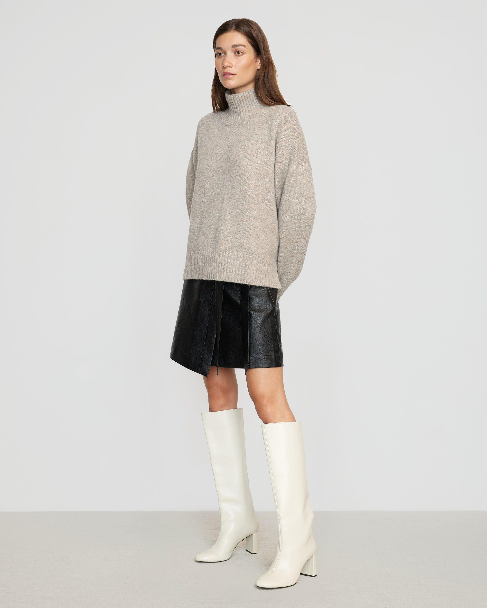 Karlie Oversized Turtleneck Sweater Product Image