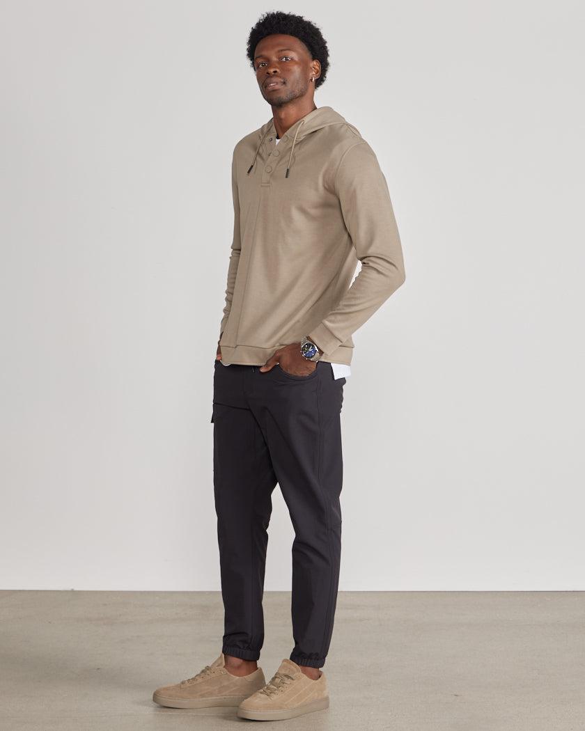 Adventure Fleece Hooded Henley Product Image