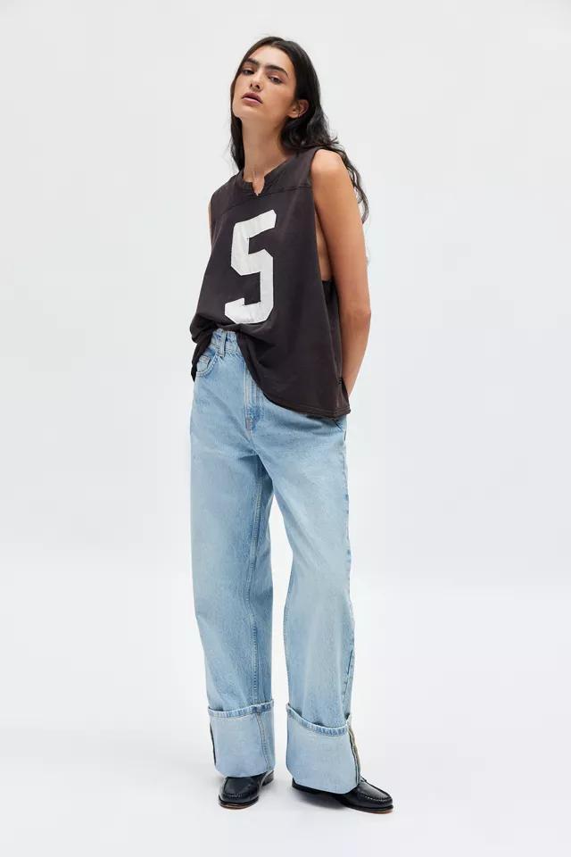 BDG Thea Cuffed Wide Leg Jean Product Image