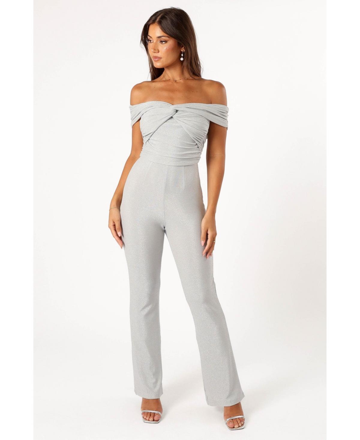 Petal and Pup Womens Sharnie Off Shoulder Jumpsuit Product Image