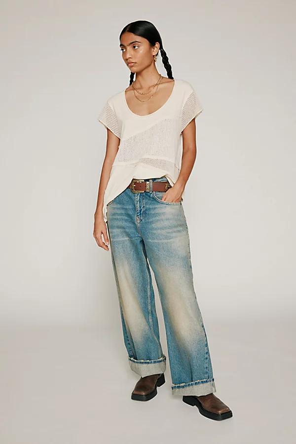 Kimchi Blue Wren Asymmetrical Tee Womens at Urban Outfitters Product Image