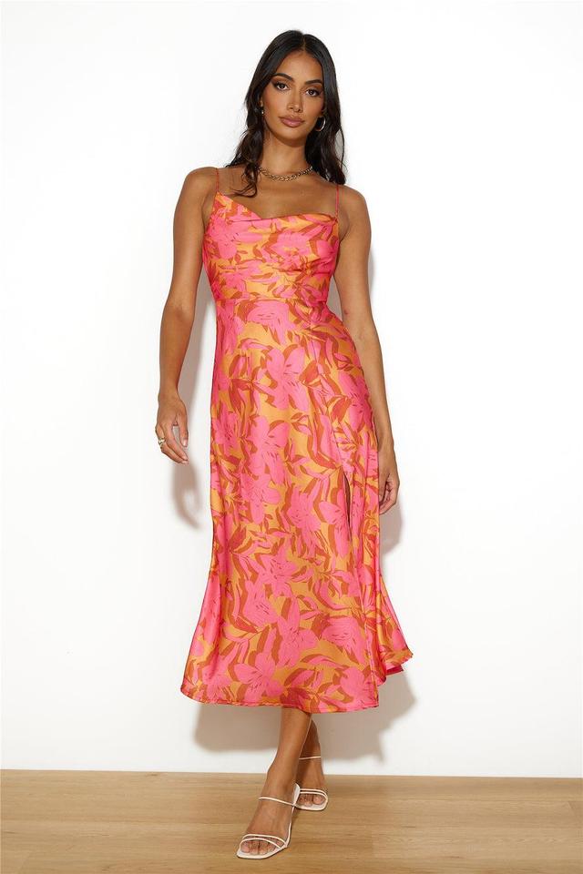 Find Us Here Maxi Dress Pink Product Image