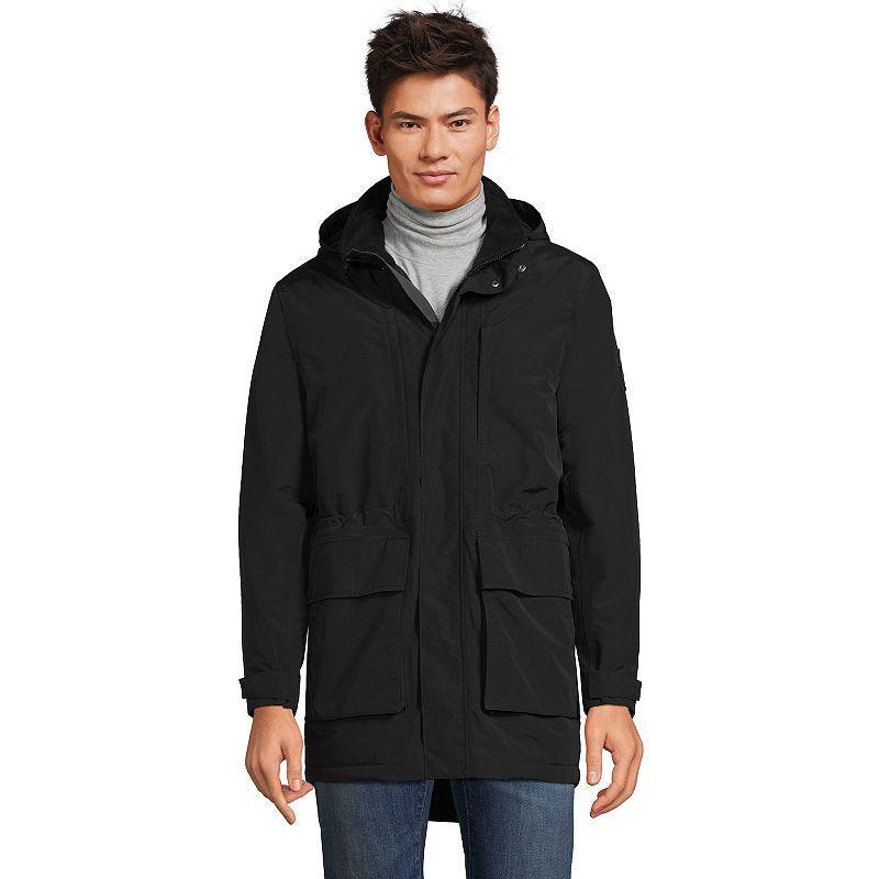 Lands End Mens Big & Tall Squall Insulated Waterproof Winter Parka Product Image