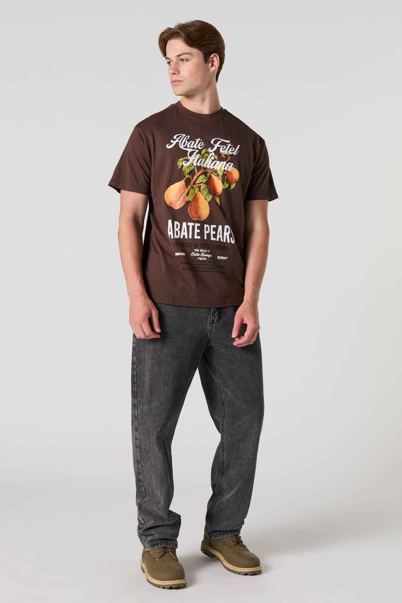 Abate Pears Graphic T-Shirt Male Product Image