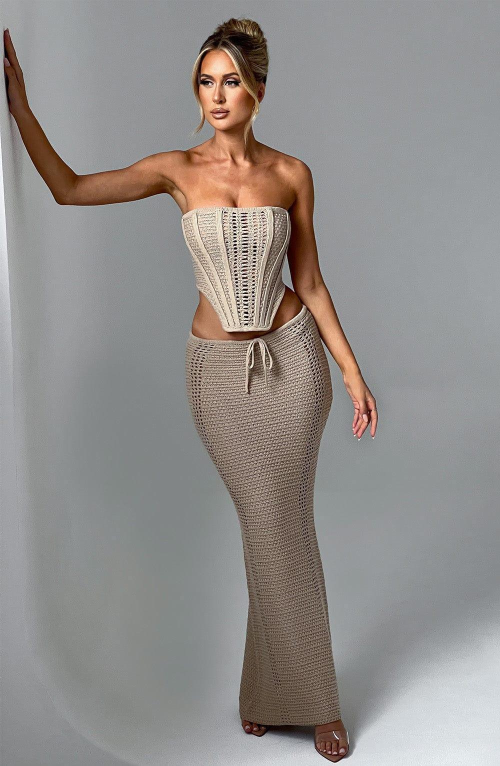 Chayenne Maxi Skirt - Beige Product Image