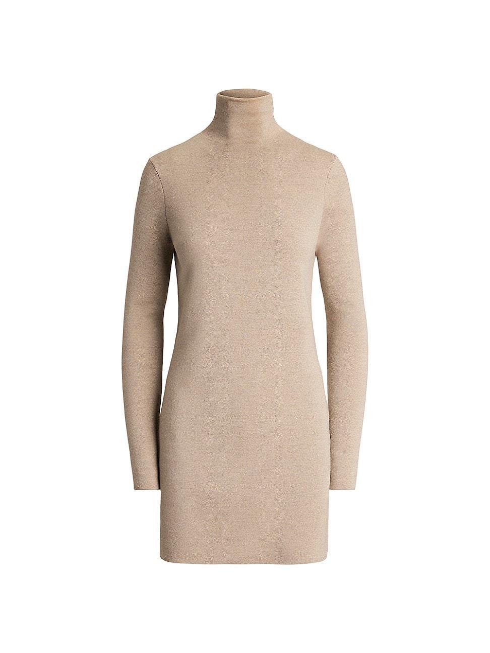 Womens Turtleneck Wool Tunic Top product image