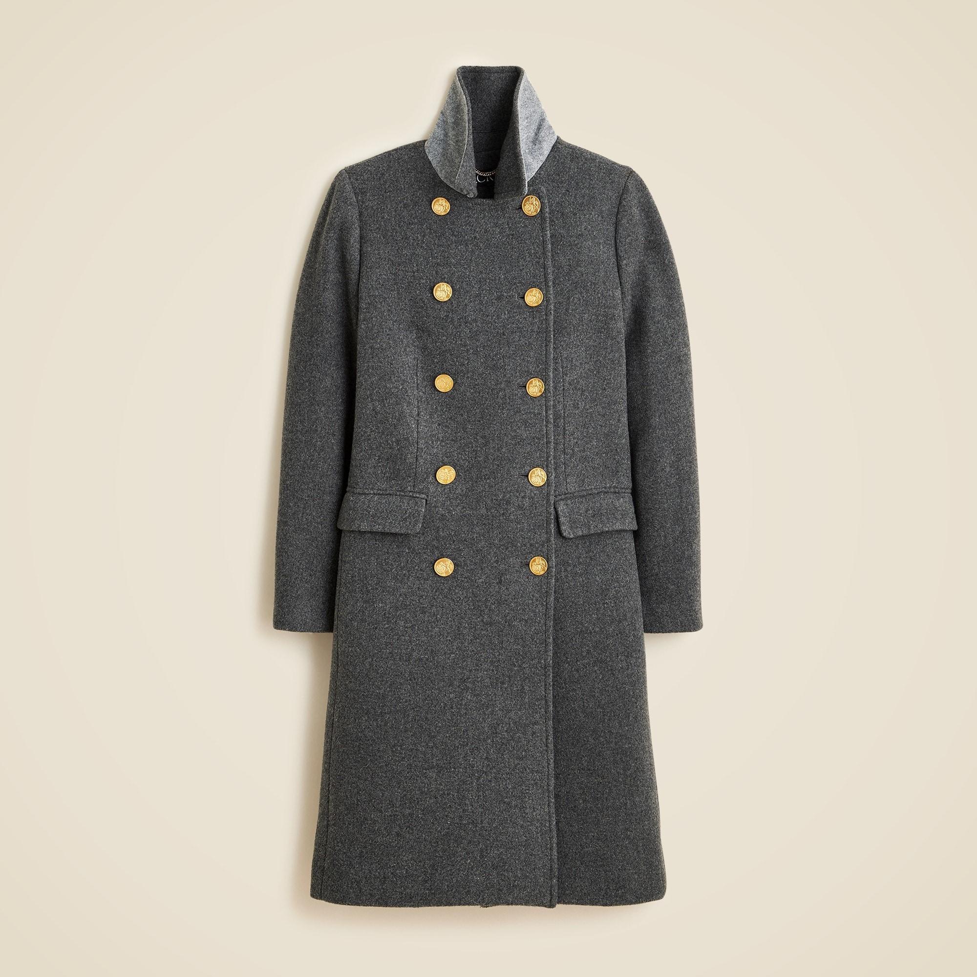 Warwick topcoat in Italian stadium-cloth wool blend Product Image