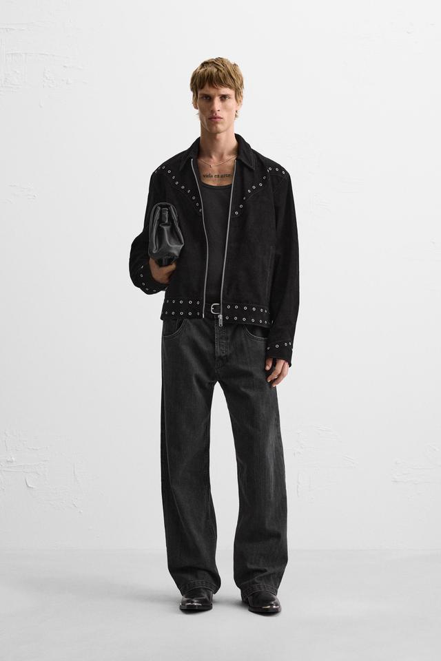 SUEDE LEATHER JACKET Product Image