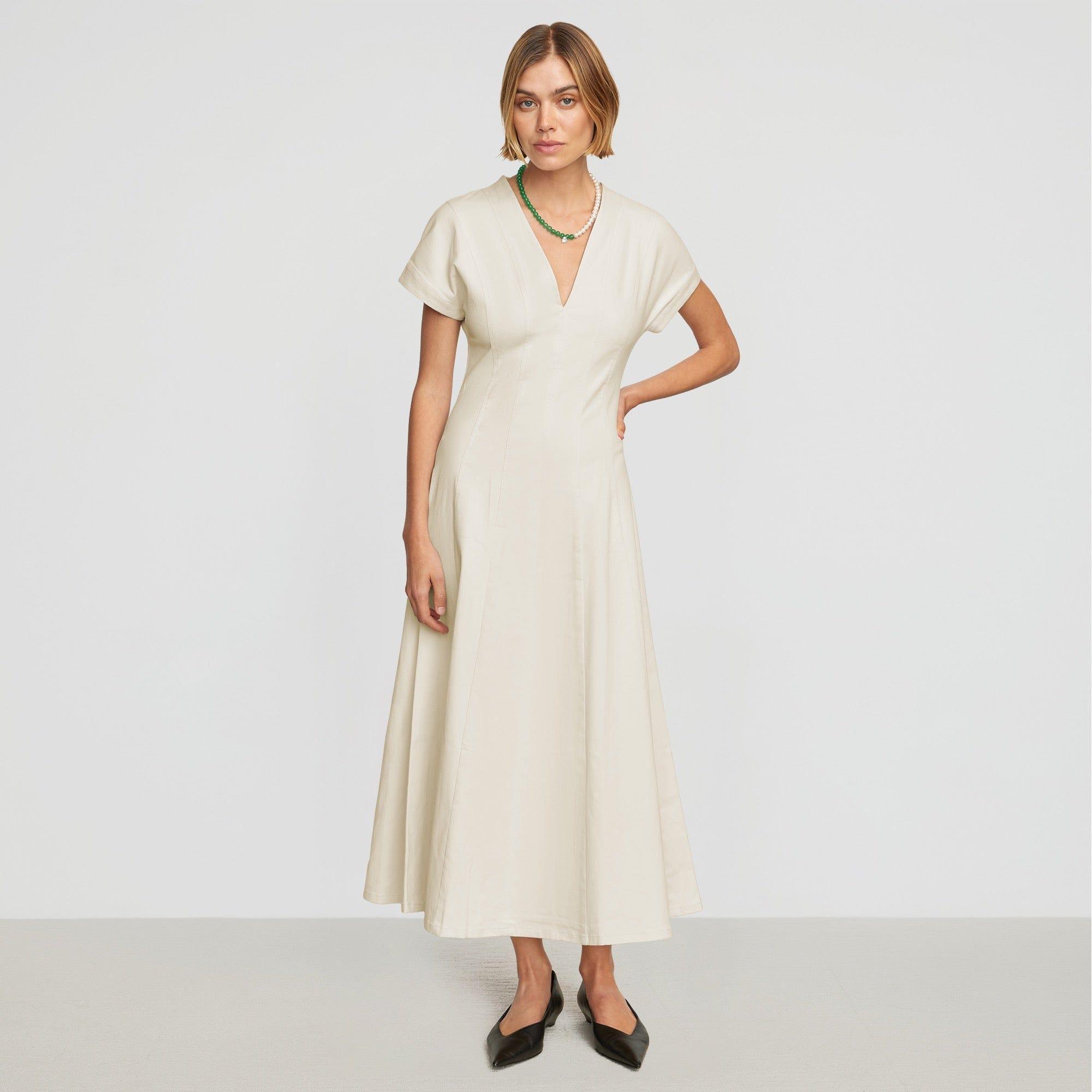 Ember Cotton Twill A-Line Dress Product Image