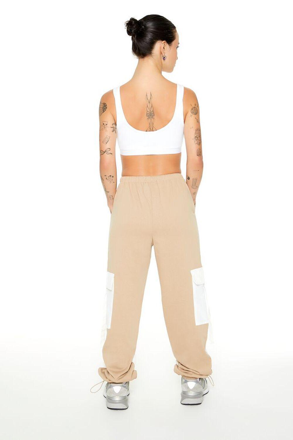 Colorblock Toggle Drawstring Joggers | Forever 21 Product Image