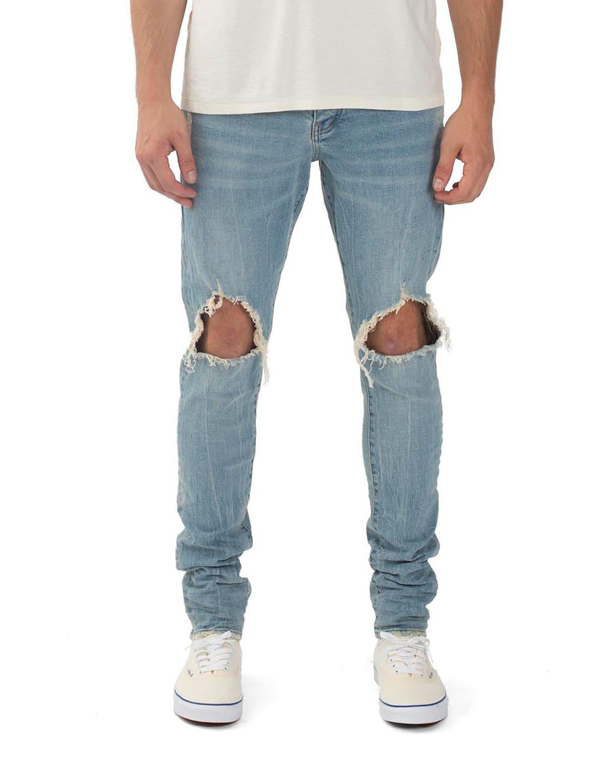 Mens P002 Repair Drop-Fit Skinny Jeans Product Image