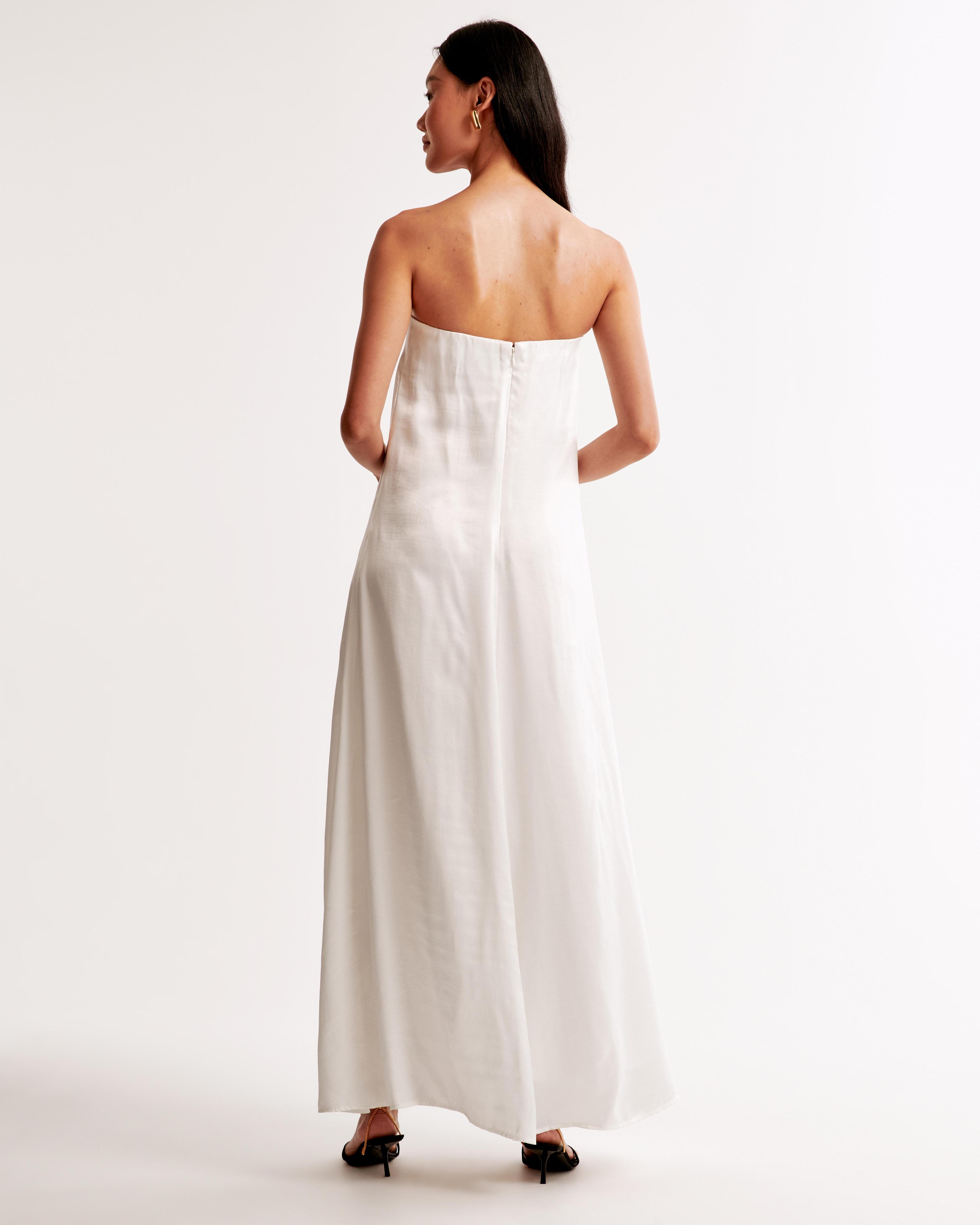 Strapless Trapeze Maxi Dress Product Image