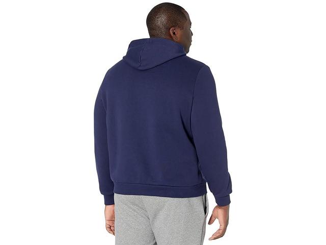 PUMA Big Tall Essentials Big Logo Fleece Hoodie (Peacoat) Men's Clothing Product Image